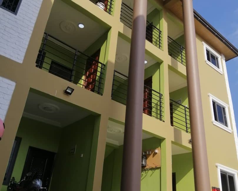Executive one bedroom apartment with living room, kitchen, toilet and bath at Adenta for rent 6
